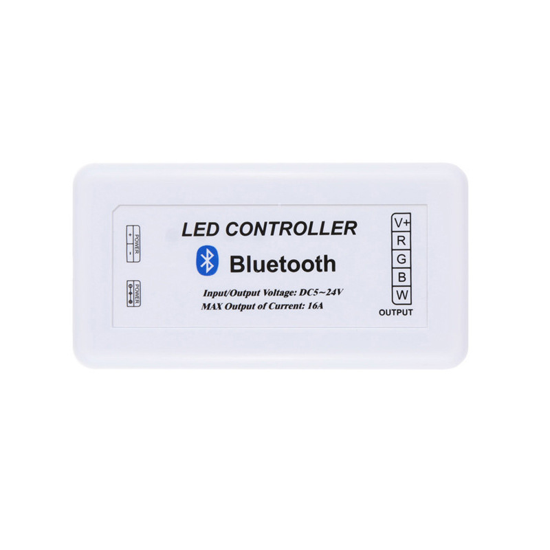 DC5~24V Max 12A, Bluetooth 4.0 WIFI Control Via IOS Android Smart Phone Tablet PC, For Single Color, CCT and RGB LED Light Strips or Modules